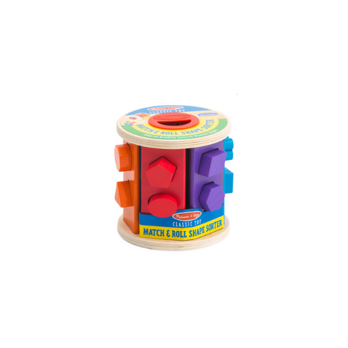 Melissa & Doug Match & Roll Shape Sorter