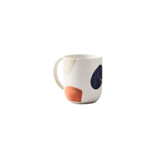 West Elm Hand Painted Stoneware Mug