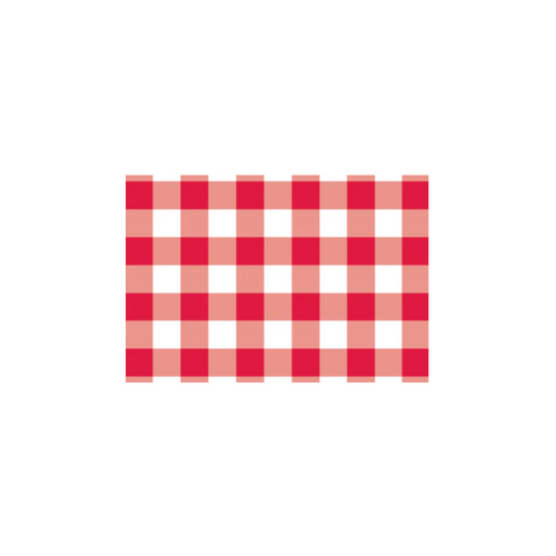 Altoona Paper Placemats 24ct - Gingham Red