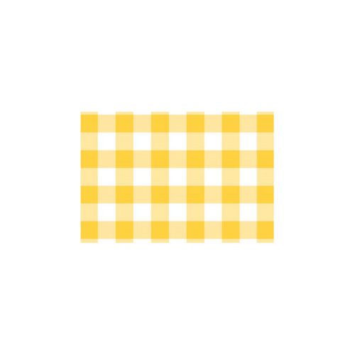 Altoona Paper Placemats 24ct - Gingham Yellow