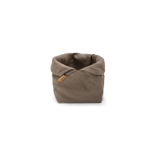 UASHMAMA Linen Fiocco Bag - Nocciola