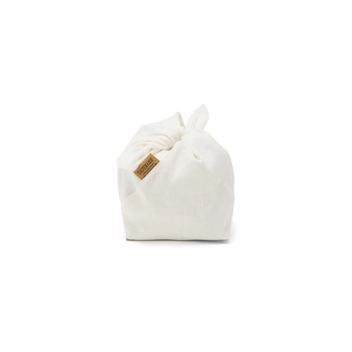 UASHMAMA Linen Fiocco Bag - White