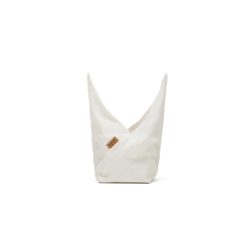 UASHMAMA Linen Fiocco Bag - White