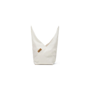 UASHMAMA Linen Fiocco Bag - White