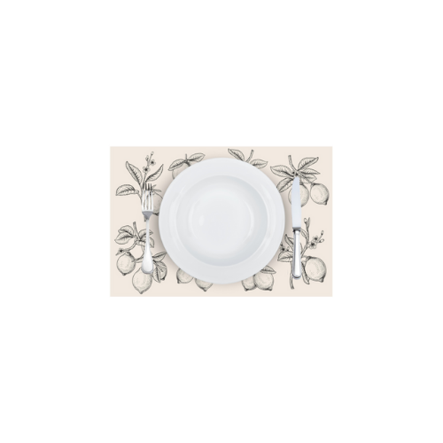 Zela Paper Placemats 25 ct - Limone