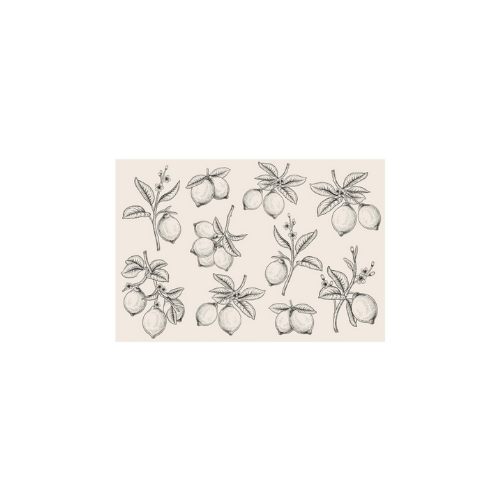 Zela Paper Placemats 25 ct - Limone