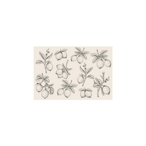 Zela Paper Placemats 25 ct - Limone