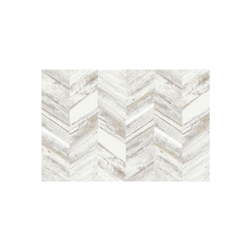 Altoona Paper Placemats 24ct - Whitewash Harringbone