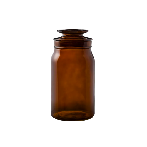 Hearth & Hand Medium Amber Glass Canister