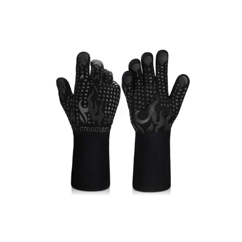 Heat Resistant Grill Gloves - Black Pair