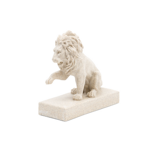 Lion Figurine on Base