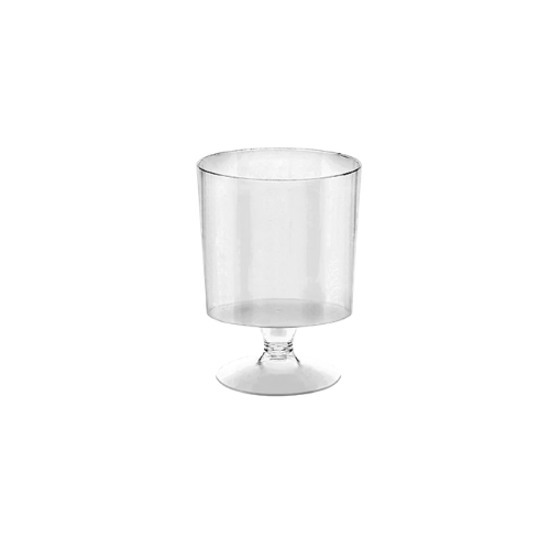 Mini Clear Plastic Footed Bowls 2oz - 20ct