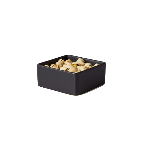 CB2 Bento Matte Black Mini Bowl