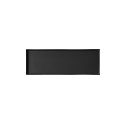 CB2 Bento Matte Black Rectangle Platter