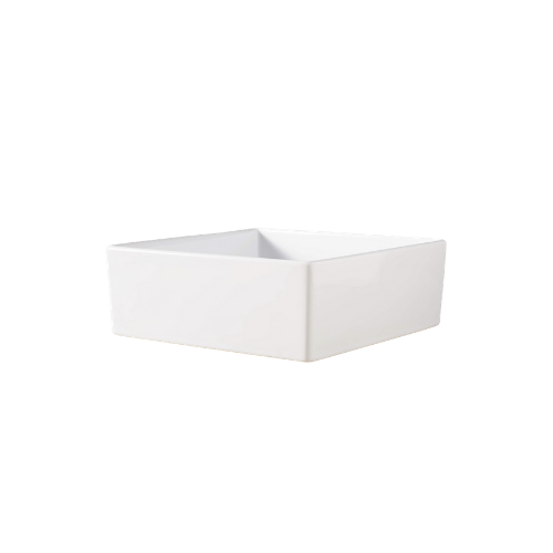 CB2 Bento White Square Bowl