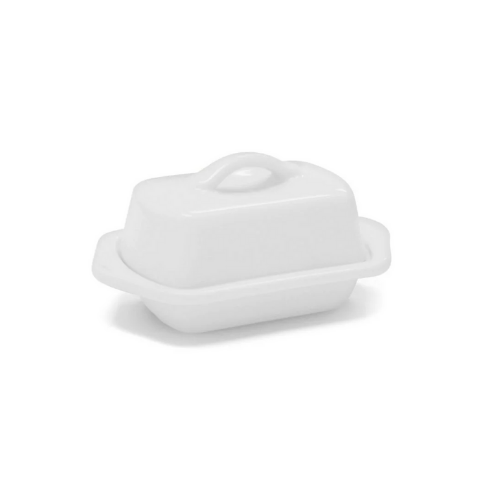 Chantal White Mini Butter Dish - 5"