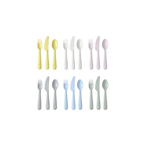 Ikea Kalas Pastel Kids Cutlery - 18pc