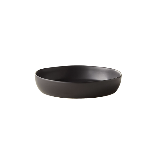 CB2 Crisp Matte Black Pasta Bowl