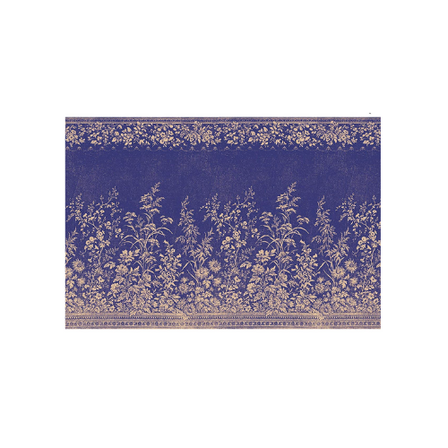 Hester & Cook Navy Woven Floral Placemat 24 ct.