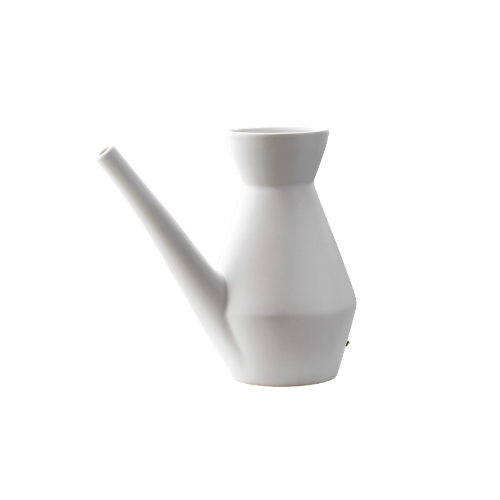 CB2 White Watering Carafe