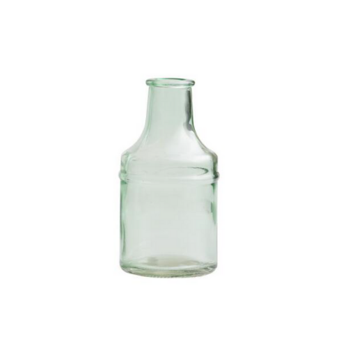 Green Bottle Bud Vase