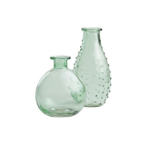 Green Sphere Bud Vase