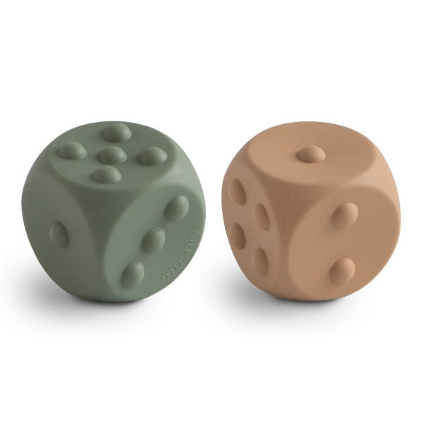 Dice Press Toy 2-Pack (Thyme/Natural)