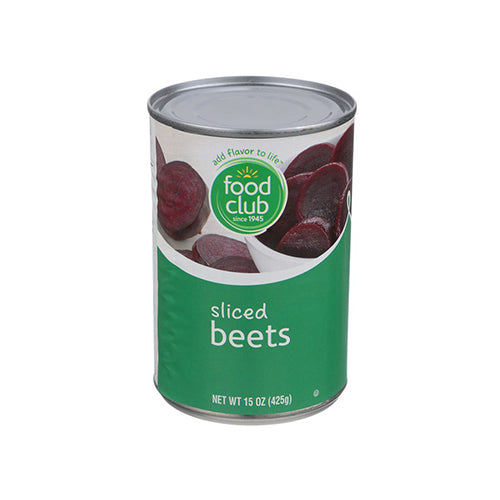 Food Club Canned Sliced Beets - 15oz.