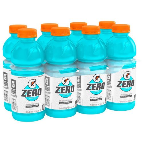 Gatorade Zero 8 pk 20 oz - Glacier Freeze