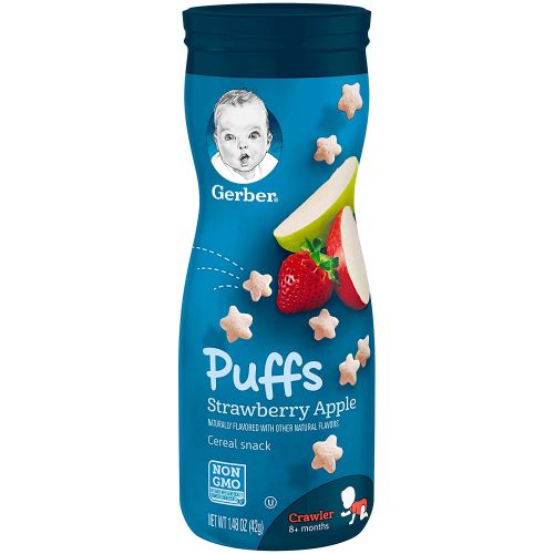 Gerber Puffs Strawberry Apple 1.48 oz.