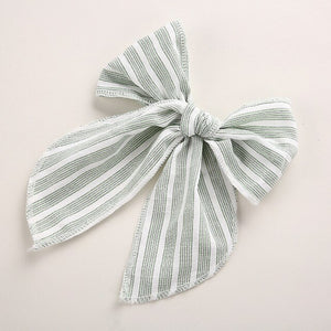 Hair Bow, striped