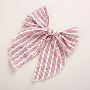 Hair Bow, striped