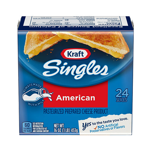 Kraft American Cheese Singles 24 ct.
