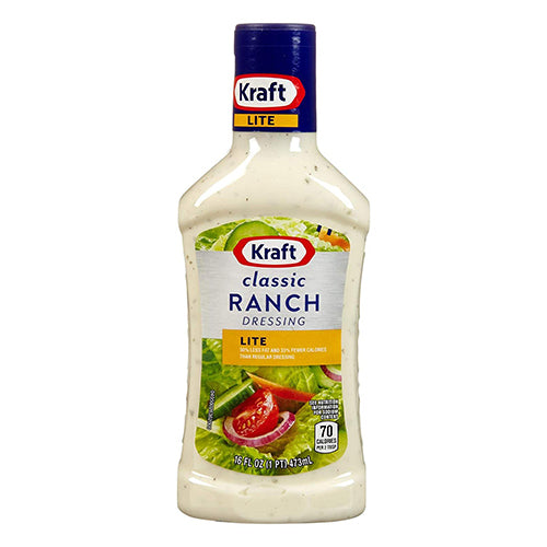 Kraft Lite Ranch Dressing, 16oz.