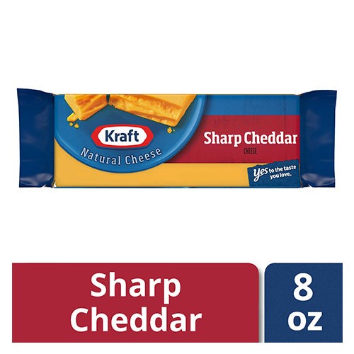 *Kraft Sharp Cheddar Cheese - 8oz