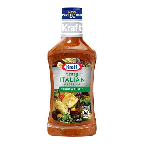 Kraft Zesty Italian Dressing, 16 oz.