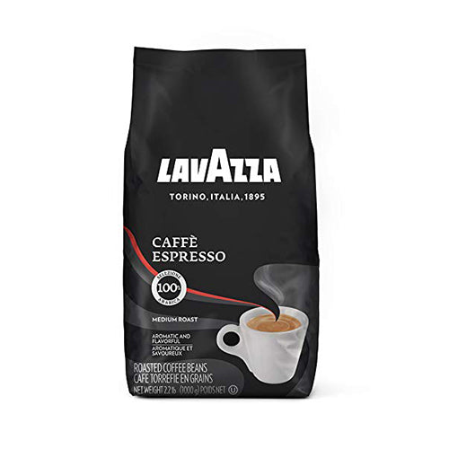 Lavazza Caffe Espresso Whole Bean Coffee Blend, Medium Roast 2.2 lb. bag