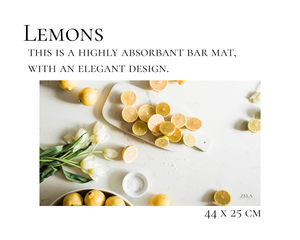 Zela Lemons Bar Mat 17.5 x 10