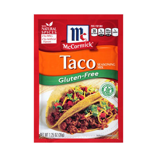 McCormick Gluten Free Taco Seasoning Mix - 1.25oz