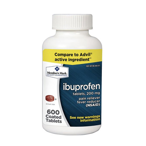 *Member's Mark Ibuprofen 200 mg, 600 count