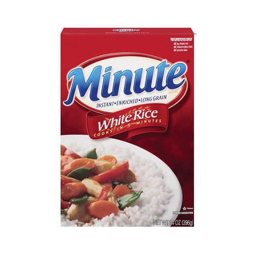 Minute Instant White Rice, 14 oz.