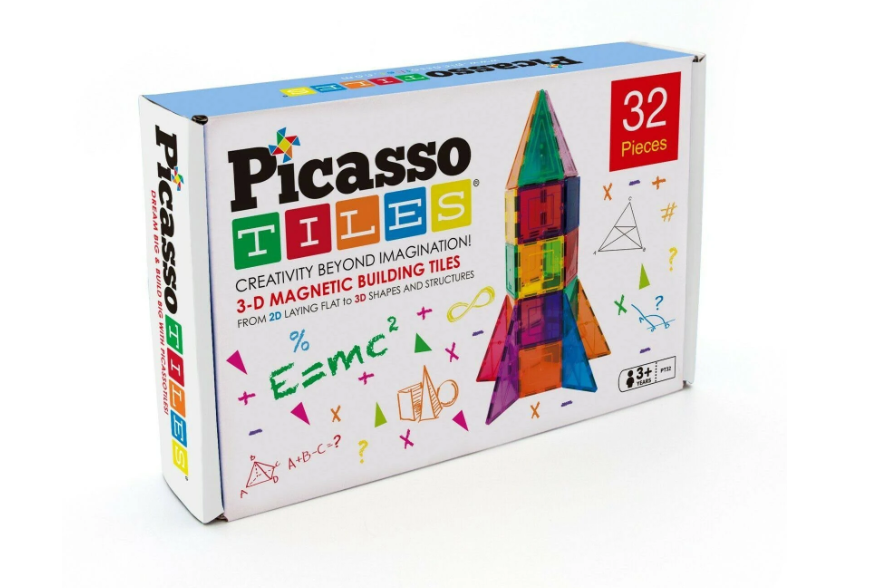 Picasso Magnetic Tiles - 32 Pieces