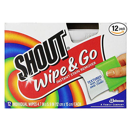 Shout Wipes - 12pk