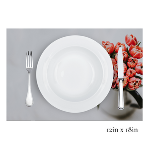 Zela Paper Placemats 25 ct. - Tulips