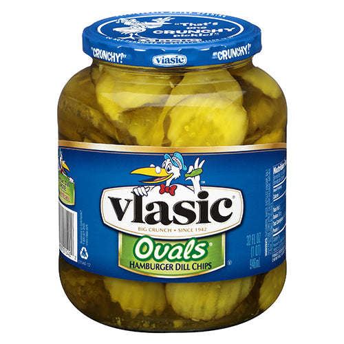 Vlasic Hamburger Dill Ovals, 32 oz.