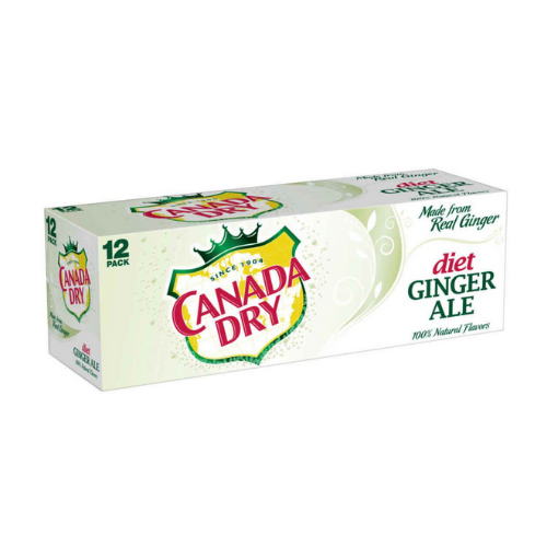 Canada Dry Zero Ginger Ale -12 pack