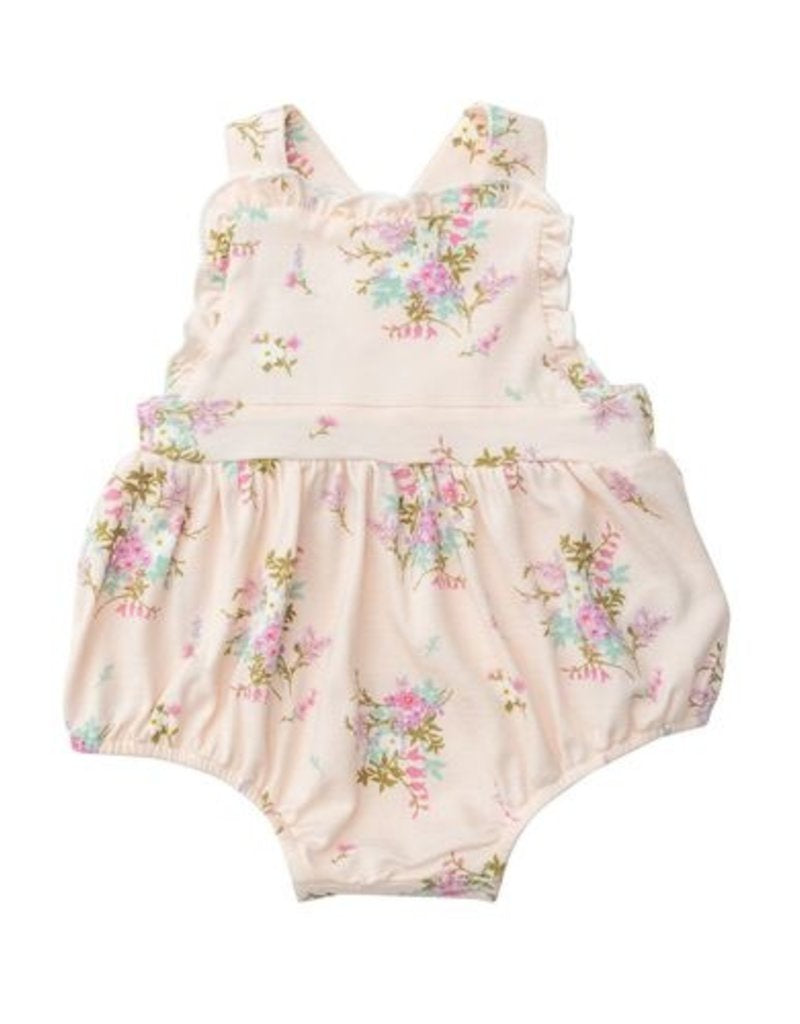 Angel Dear, Shade Garden Ditsy Ruffle Bubble Sunsuit, 0-3m