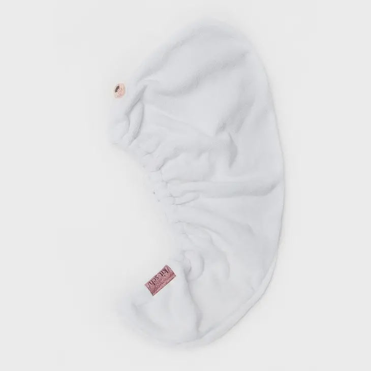 Quick Dry Hair Towel - white