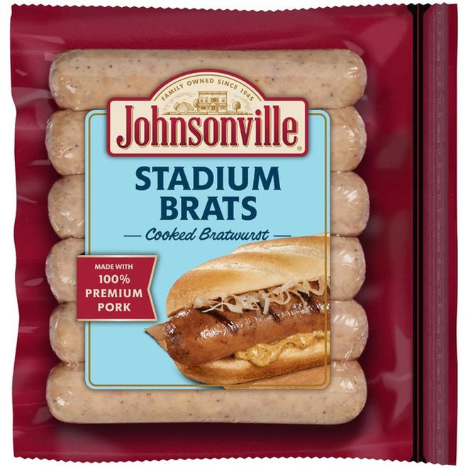 Johnsonville Stadium Brats, 14 oz.