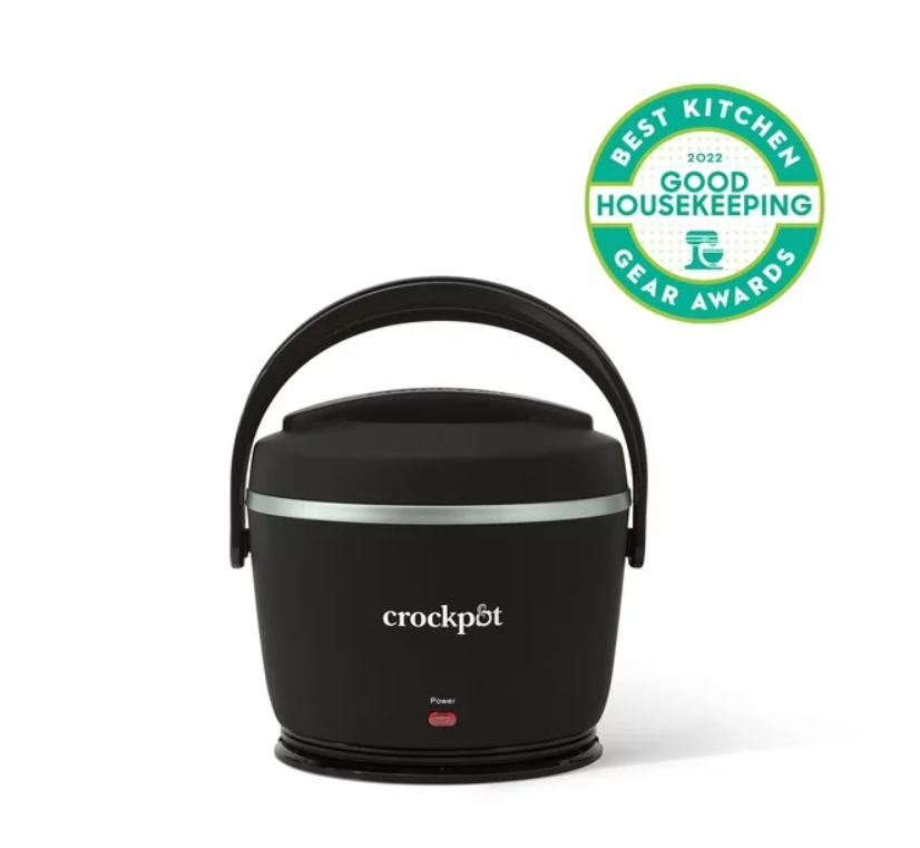 Crockpot 20-oz Lunch Crock Food Warmer, Heated Lunch Box - Black Licorice